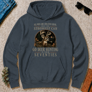 Deer Hunting Strongest Man In Seventies - dark-heather - HS2D-DarkHeather