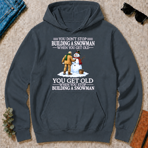 Old Man Don't Stop Buiding a Snowman - dark-heather - HS2D-DarkHeather