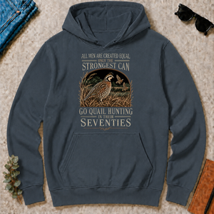 Quail Hunting Strongest Man In Seventies - dark-heather - HS2D-DarkHeather