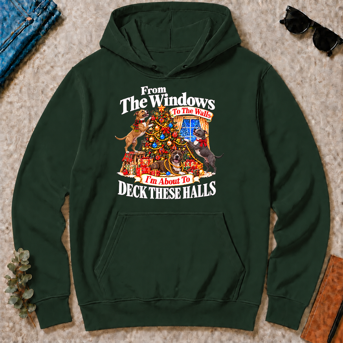 From the Windows to the Walls American Pit Bull Terrier - forest-green - HS2D-ForestGreen