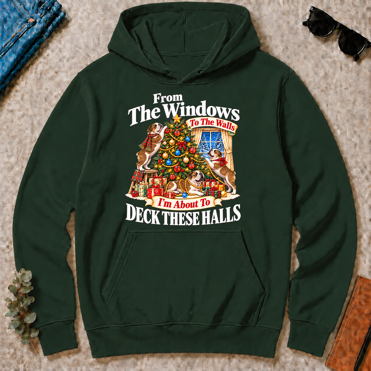 From the Windows to the Walls Bulldog - forest-green - HS2D-ForestGreen