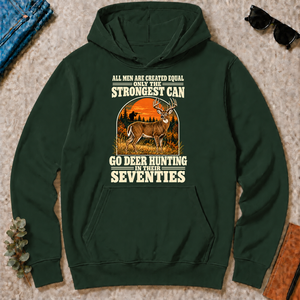 Deer Hunting Seventies Vintage - forest-green - HS2D-ForestGreen