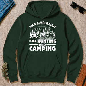 I Like Hunting And Camping - forest-green - HS2D-ForestGreen