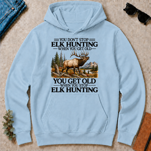 Don't Stop Elk Hunting - light-blue - HS2D-LightBlue
