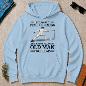 I Just Want To Practice Fencing - light-blue - HS2D-LightBlue