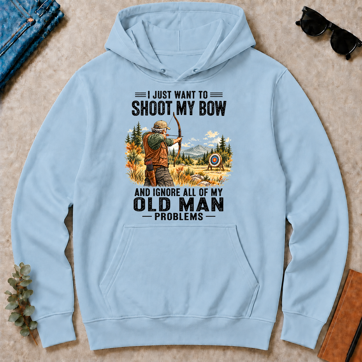 I Just Want To Shoot My Bow Art - light-blue - HS2D-LightBlue