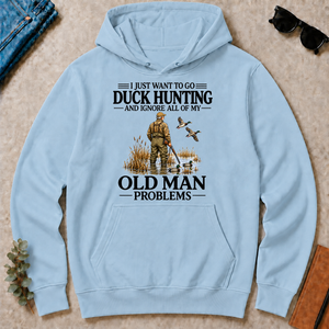 I Just Want To Go Duck Hunting - light-blue - HS2D-LightBlue
