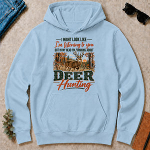 I'm Thinking About Deer Hunting - light-blue - HS2D-LightBlue