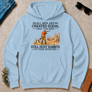 All Men Are Created Equal Rabbits Hunting 70s Vintage - light-blue - HS2D-LightBlue