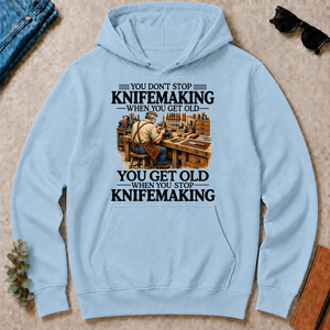 Don't Stop Knifemaking - light-blue - HS2D-LightBlue