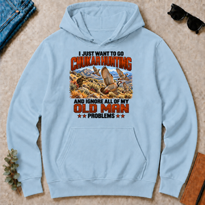 I Just Want To Chukar Hunting - light-blue - HS2D-LightBlue