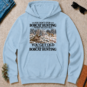 Don't Stop Bobcat Hunting Snow - light-blue - HS2D-LightBlue