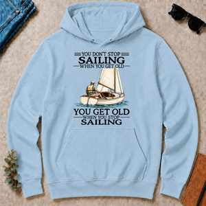Don't Stop Sailing Vintage Ar - light-blue - HS2D-LightBlue