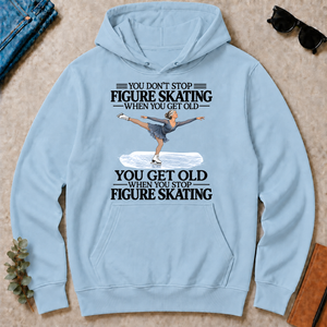 Don't Stop Figure Skating - light-blue - HS2D-LightBlue