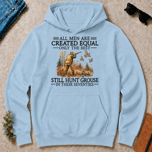 All Men Are Created Equal Grouse Hunting 70s - light-blue - HS2D-LightBlue