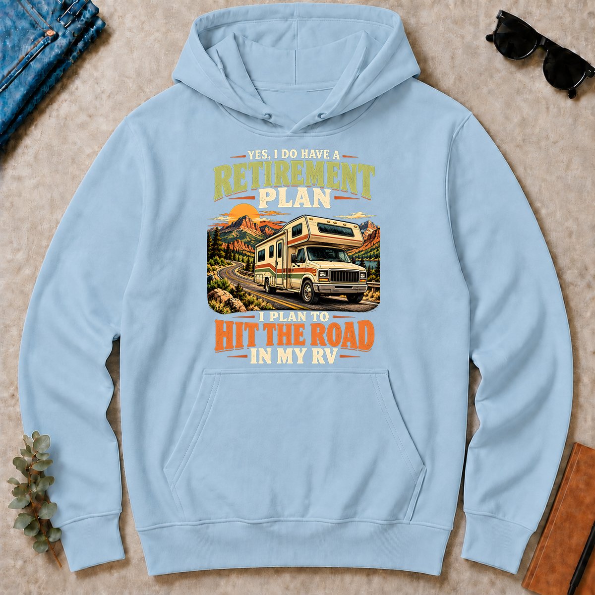 I Plan To Hit The Road In My RV - light-blue - HS2D-LightBlue