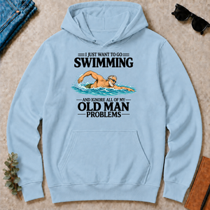 I Just Want To Go Swimming Vintage - light-blue - HS2D-LightBlue