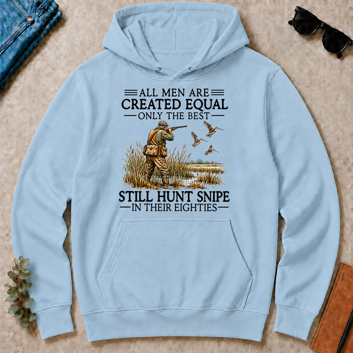 All Men Are Created Equal Snipe Hunting 80s - light-blue - HS2D-LightBlue