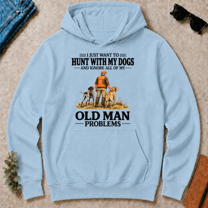 I Just Want To Hunt With My Dogs - light-blue - HS2D-LightBlue