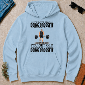 Vintage You Get Old When You Stop Doing Crossfit - light-blue - HS2D-LightBlue
