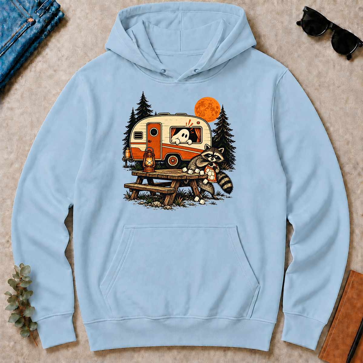 The Midnight Snack Bandit - light-blue - HS2D-LightBlue
