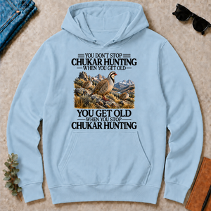 Don't Stop Chukar Hunting - light-blue - HS2D-LightBlue