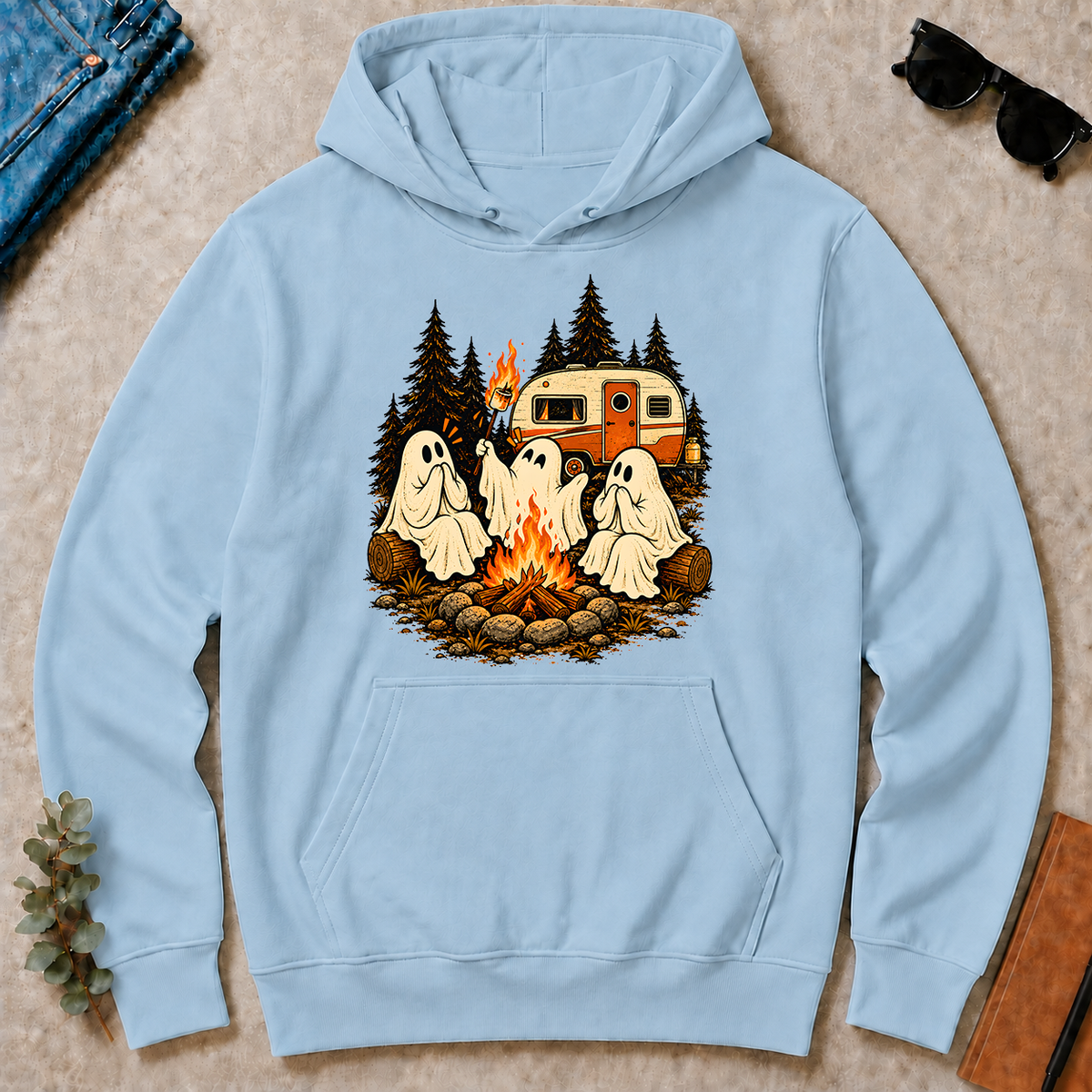 Campfire Marshmallow Mayhem - light-blue - HS2D-LightBlue