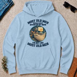 Building Boat I'm Not Like Most Old Men - light-blue - HS2D-LightBlue