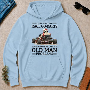 I Just Want To Race Go-Karts - light-blue - HS2D-LightBlue