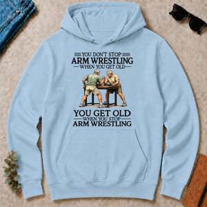 Don't Stop Arm Wrestling - light-blue - HS2D-LightBlue