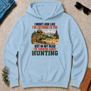 I'm Thinking About Hunting - light-blue - HS2D-LightBlue