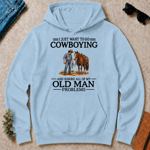 I Just Want To Go Cowboying - light-blue - HS2D-LightBlue