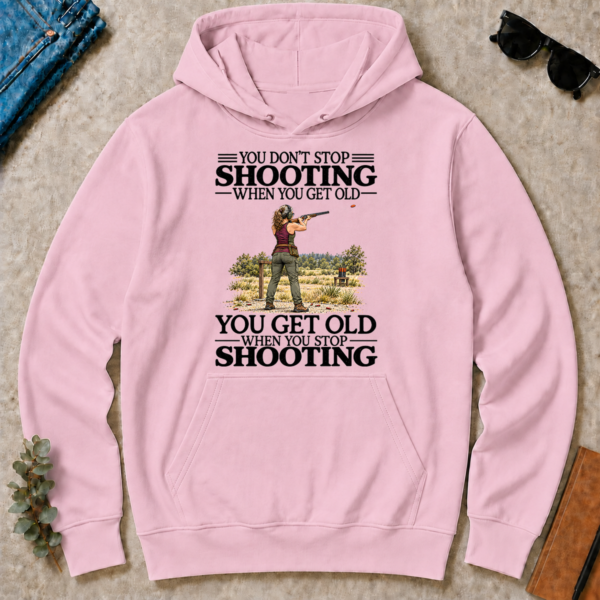 Don't Stop Shooting - light-pink - HS2D-LightPink