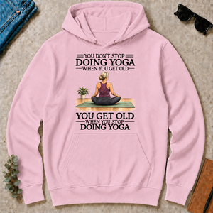 Don't Stop Doing Yoga Woman - light-pink - HS2D-LightPink