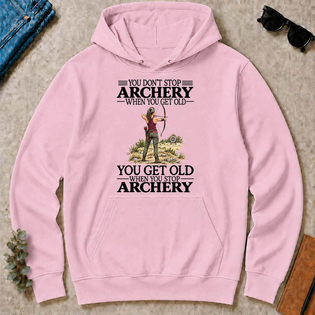 Don't Stop Archery - light-pink - HS2D-LightPink