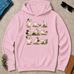 Funny Ducks Playing Pickleball - light-pink - HS2D-LightPink