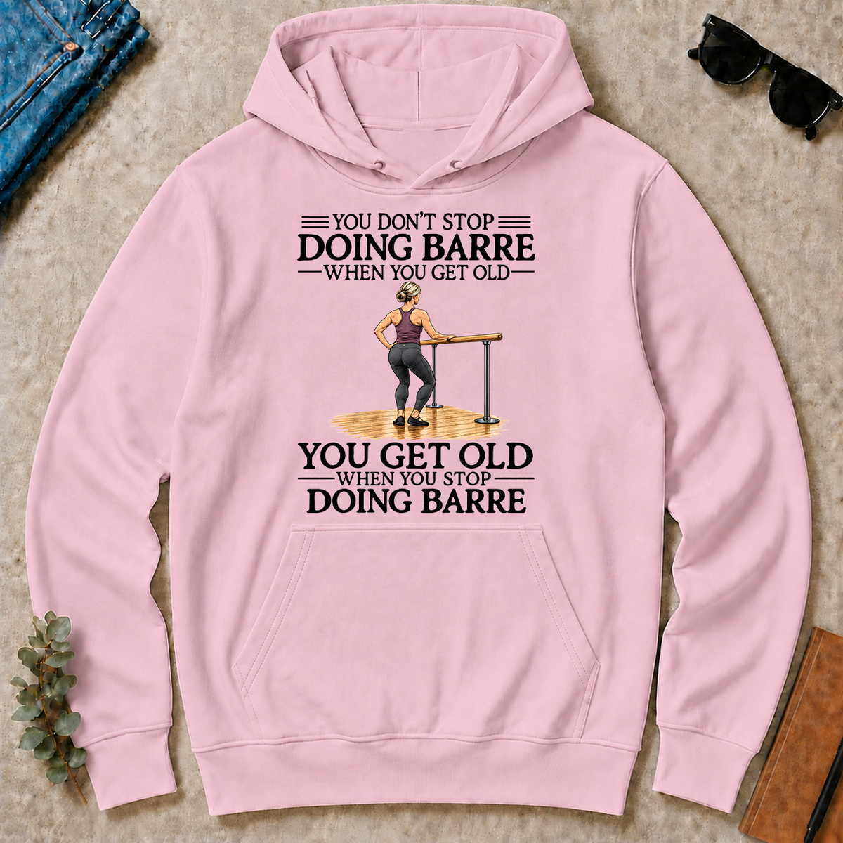Don't Stop Doing Barre Woman - light-pink - HS2D-LightPink