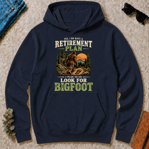 I Plan To Go Look For Bigfoot - navy - HS2D-Navy
