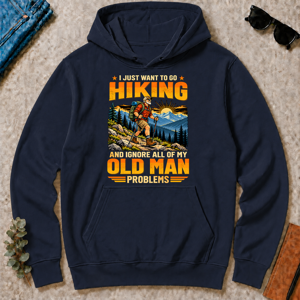 I Just Want To Go Hiking - navy - HS2D-Navy