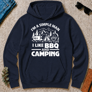 I Like BBQ And Camping - navy - HS2D-Navy