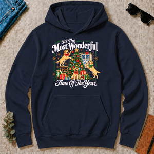 Wonderful Christmas Labrador Retriever - navy - HS2D-Navy
