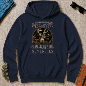 Deer Hunting Strongest Man In Seventies - navy - HS2D-Navy