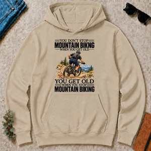 Vintage You Get Old When You Stop Mountain Biking - sand - HS2D-Sand