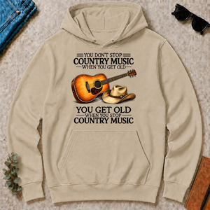 Don't Stop Playing Country Music Vintage Art - sand - HS2D-Sand