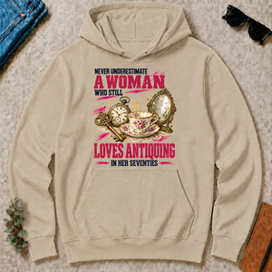 A Woman Still Loves Antiquing In Her Seventies - sand - HS2D-Sand