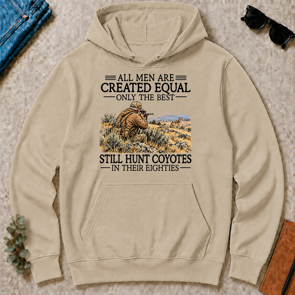 All Men Are Created Equal Coyote Hunting 80s - sand - HS2D-Sand