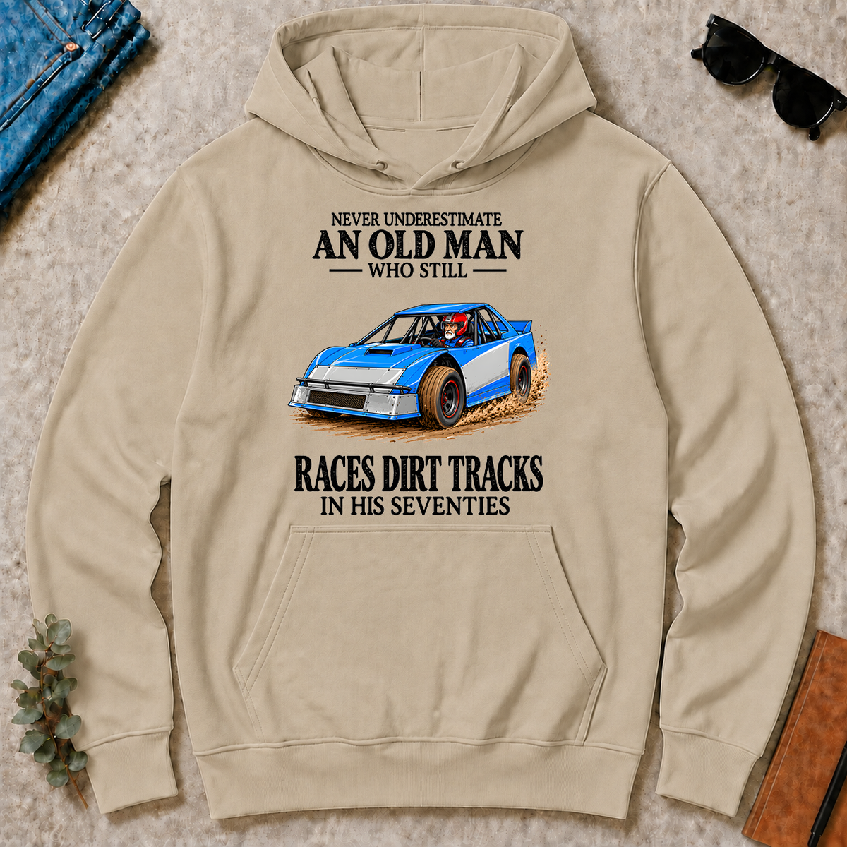 An Old Man Still Races Dirt Tracks In His Seventies - sand - HS2D-Sand