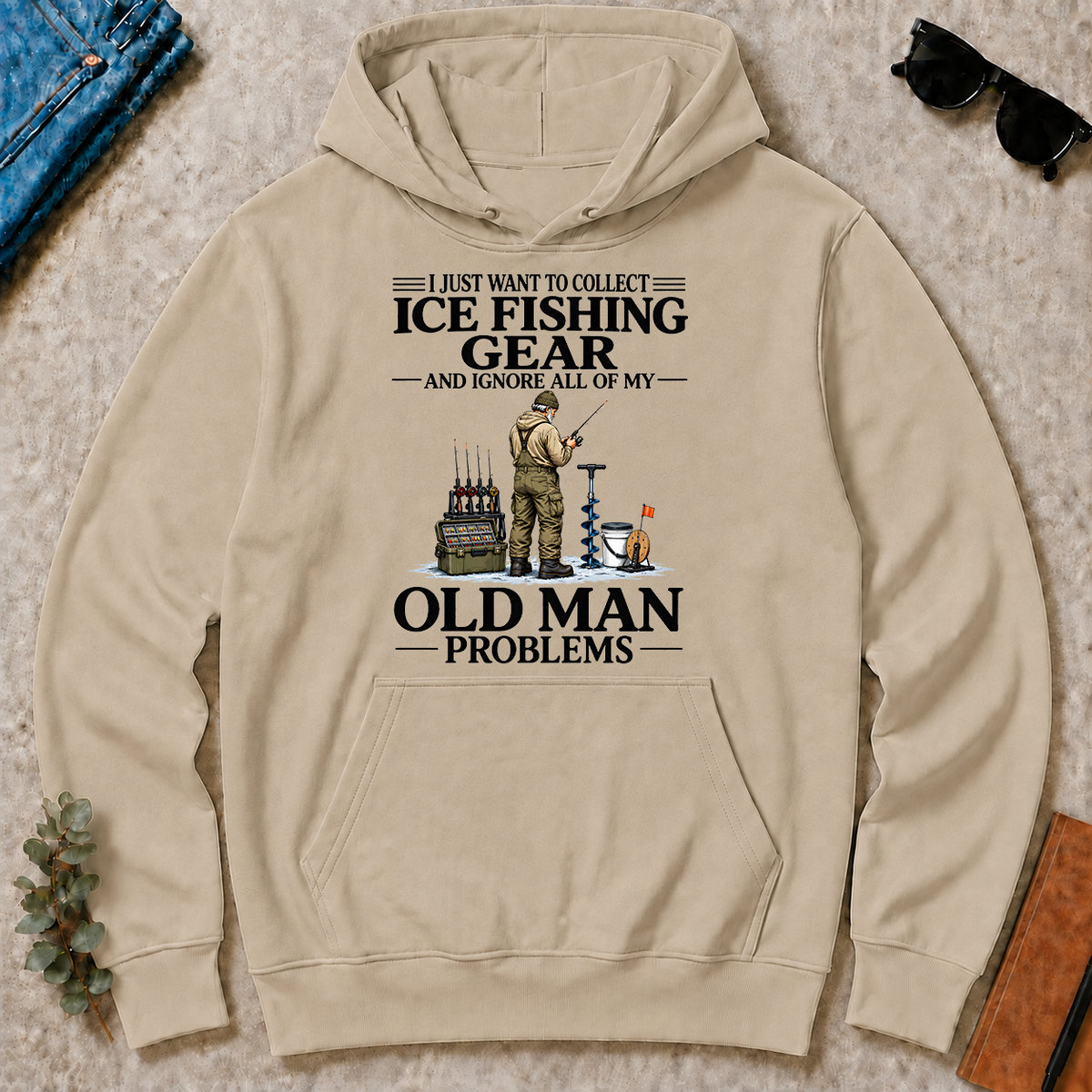 I Just Want To Collect Ice Fishing Gear - sand - HS2D-Sand