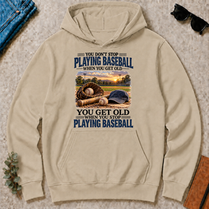 Playing Baseball You Get Old When You Stop - sand - HS2D-Sand