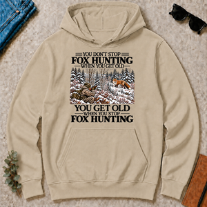 Don't Stop Winter Fox Hunting Snow - sand - HS2D-Sand